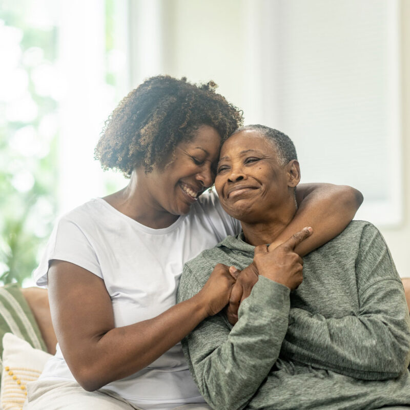 woman and her elderly mother discussing medi-cal planning in Roseville, CA