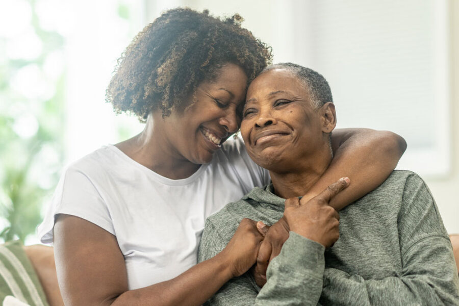woman and her elderly mother discussing medi-cal planning in Roseville, CA